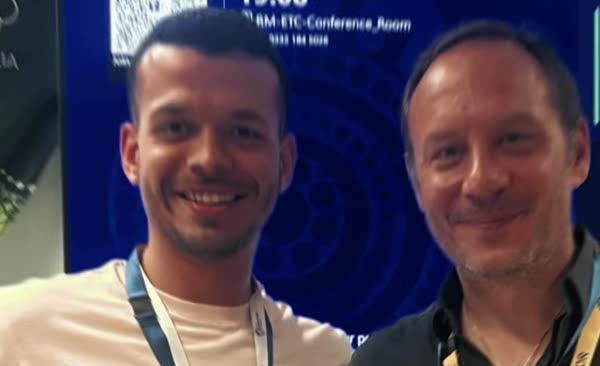Dr. Mohamed Magdy Kandeil with Andre Luppi, AC Milan return-to-play specialist